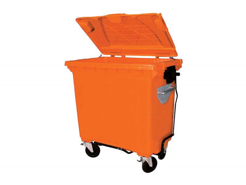 Plastik Çöp Kovası 770 Litre Pedallı